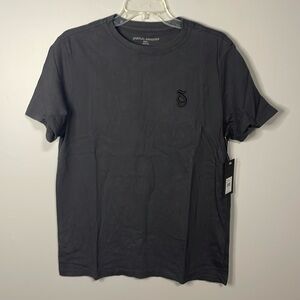 Spiritual Gangster Vintage Black SG Logo Embroidered Short Sleeve T-Shirt Small